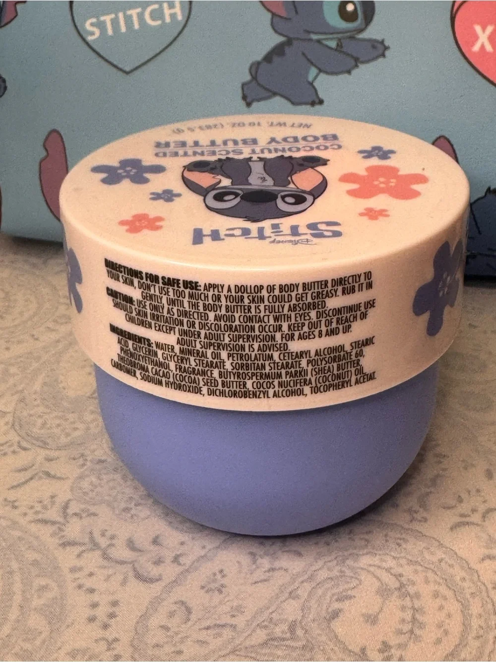 Disney Stitch Cosmetic Pouch and Beauty Kit - Blue Pink